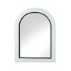 Modern BICOCCA Wall Mirror with Sleek Black Trim - Stylish Home Decor Accent