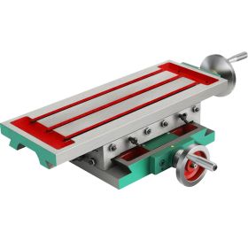 VEVOR Milling Working Table 17.7 X 6.7 Inch, Compound Milling Machine Work Table 2 Axis 4 Ways Move